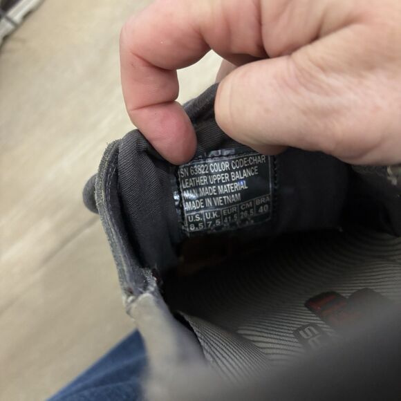 Skechers Men's 8.5 Relaxed Fit Memory Foam Boat Shoes CHAR Gray Excellent Cond - Picture 10 of 11